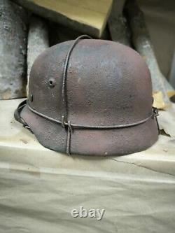 WW2 German original helmet M35. Size 64 Free Shipping