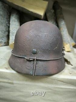 WW2 German original helmet M35. Size 64 Free Shipping