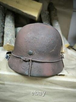 WW2 German original helmet M35. Size 64 Free Shipping