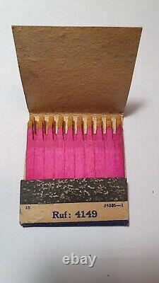 WW2 German original matches Special limited edition for Memel liquor factory