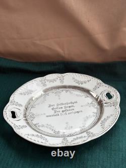 WW2. German porcelain plate