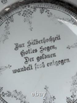 WW2. German porcelain plate