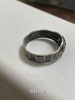 WW2. German rare silver ring. Wehrmacht. WWII