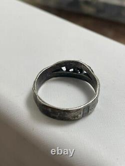 WW2. German rare silver ring. Wehrmacht. WWII