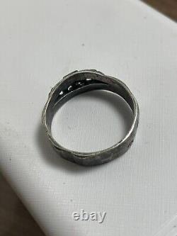 WW2. German rare silver ring. Wehrmacht. WWII