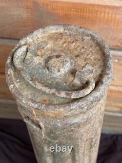 WW2. German shell tube. WWII