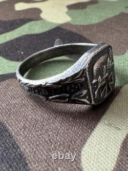 WW2. German silver ring