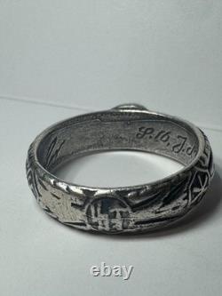 WW2. German silver ring