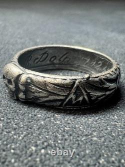 WW2. German silver ring