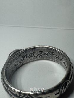 WW2. German silver ring