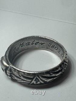 WW2. German silver ring