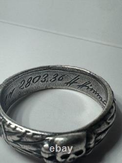 WW2. German silver ring