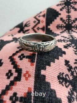 WW2. German silver ring. From World War II