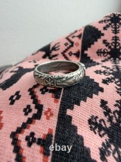 WW2. German silver ring. From World War II