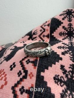 WW2. German silver ring. From World War II