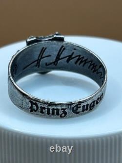 WW2. German silver ring. W