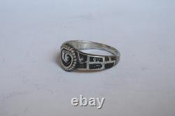 WW2. German silver ring. WW2
