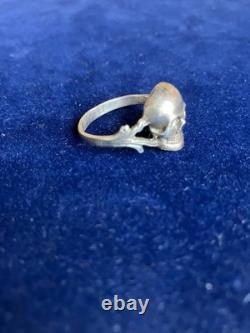 WW2. German silver ring. WW2