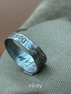 WW2. German silver ring. WW2