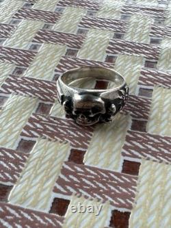 WW2. German silver ring. WW2