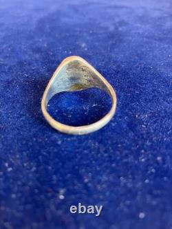 WW2. German silver ring. WW2