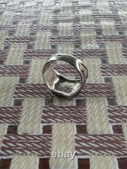 WW2. German silver ring. WW2