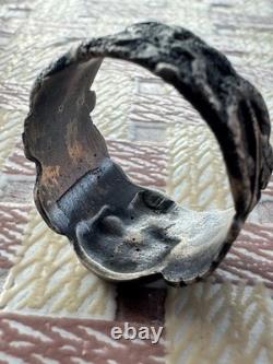 WW2. German silver ring. WW2