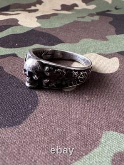 WW2. German silver ring. WW2