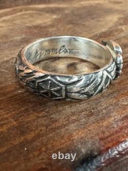 WW2. German silver ring. WW2