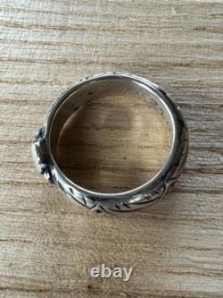 WW2. German silver ring. WW2