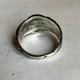 WW2. German silver ring. WW2
