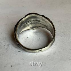 WW2. German silver ring. WW2