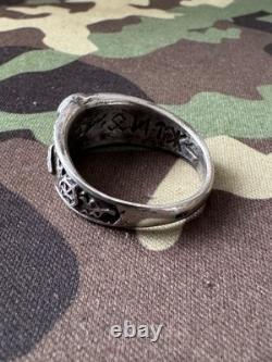 WW2. German silver ring. WW2