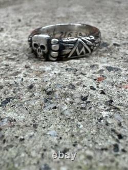 WW2. German silver ring. WW2