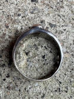 WW2. German silver ring. WW2