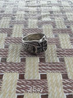WW2. German silver ring. WW2