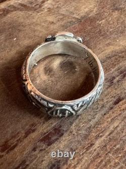 WW2. German silver ring. WW2