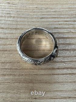 WW2. German silver ring. WW2
