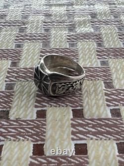 WW2. German silver ring. WW2