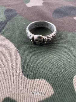WW2. German silver ring. WW2