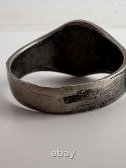 WW2. German silver ring. WW2