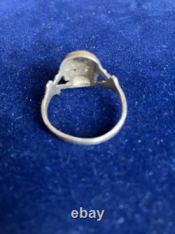 WW2. German silver ring. WW2