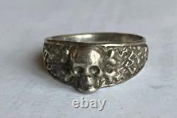 WW2. German silver ring. WW2
