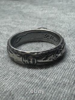 WW2 German silver ring. WW2