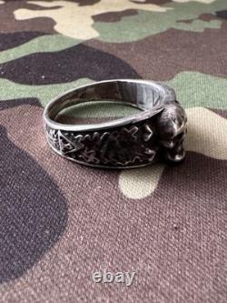 WW2. German silver ring. WW2