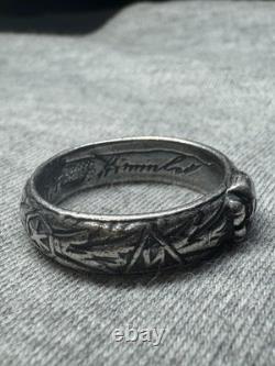 WW2 German silver ring. WW2