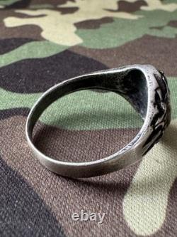 WW2. German silver ring. WW2