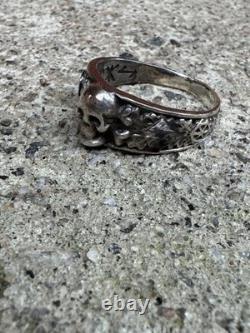 WW2. German silver ring. WW2