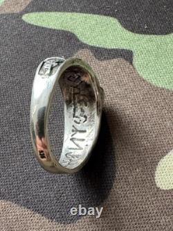 WW2. German silver ring. WW2
