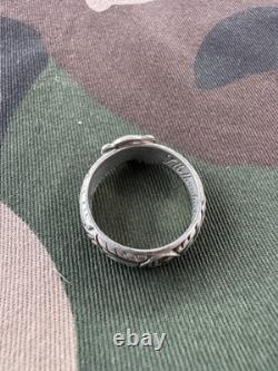 WW2. German silver ring. WW2
